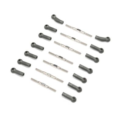 HD Turnbuckle Kit Titanium: 22X-4 2.0 HD Turnbuckle Kit Titanium: 22X-4 2.0